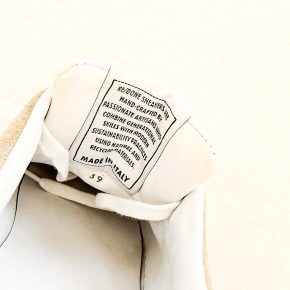 Re/Done Suede Sneakers Re/Done 70s Tennis Shoe Size 39 Italy - Picture 4 of 8